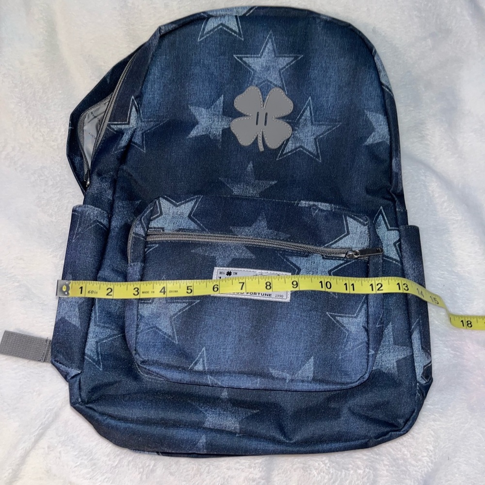 LUCKY BRAND Denim Stars Backpack NWT - Picture 9 of 10